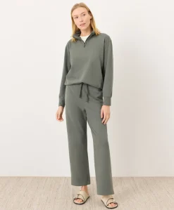 Organic Cloudknit Wide Leg Pant