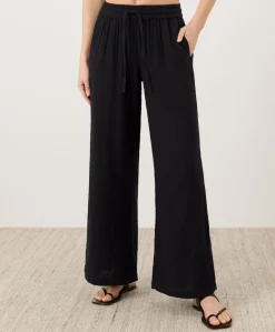 Organic Coastal Double Gauze Split Hem Pant