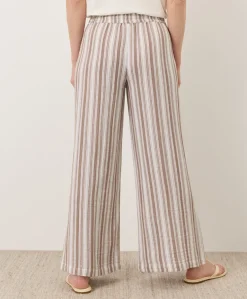 Organic Coastal Double Gauze Split Hem Pant